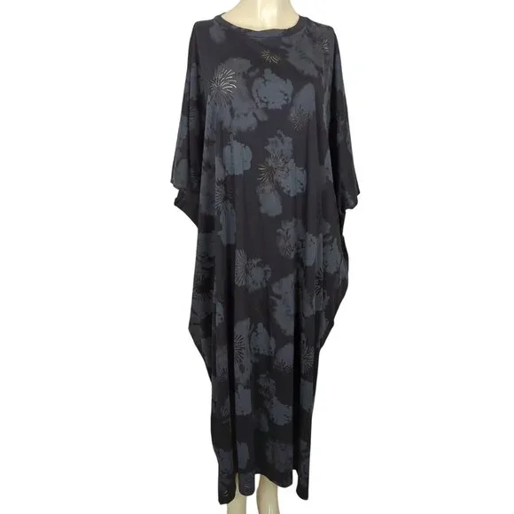 TOV Los Angeles Black Gray 42 sz 12Dress Kaftan Maxi Boho Dress